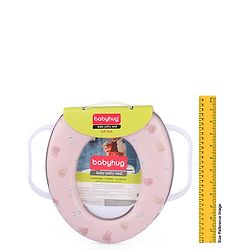 Babyhug Soft Cushioned Baby Potty Seat with Handle (Color May Vary)