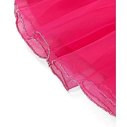 Babyhug Sleeveless Sequenced Choli with Net Lehenga and Embroidered Jacket Set - Hot Pink
