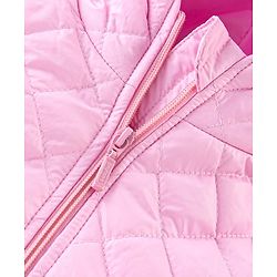 Babyhug Full Sleeves Hooded Quilted Jacket - Pink