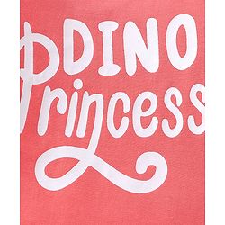 Babyhug Cotton Knit Full Sleeves Text Printed  T-Shirt - Light Pink