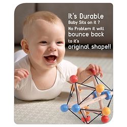 Babyhug Skwish Rattle- Multi colour