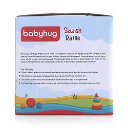 Babyhug Skwish Rattle- Multi colour