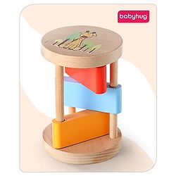 Babyhug Clacker Rolling Rattle- Multicolor