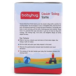 Babyhug Clacker Rolling Rattle- Multicolor