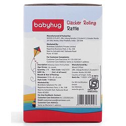 Babyhug Clacker Rolling Rattle- Multicolor