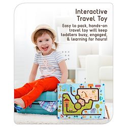 Babyhug Magnetic Maze Wooden Puzzle| Improves Hand Eye Co-ordination and Motor Skills| Montessori Learning and Educational Toy for 3-6 Years Kids| Gifting Toy| BIS Certified