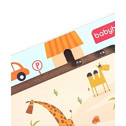 Babyhug Magnetic Maze Wooden Puzzle| Improves Hand Eye Co-ordination and Motor Skills| Montessori Learning and Educational Toy for 3-6 Years Kids| Gifting Toy| BIS Certified