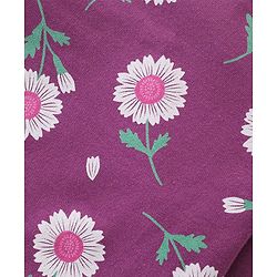 Babyhug Cotton Knit Full Sleeves T-Shirts Floral Print Pack of 3 - Pink & Purple