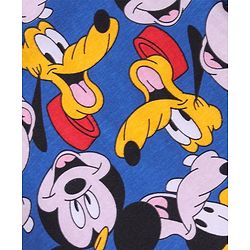 Babyhug Cotton Knit Full Sleeves Mickey & Friends Printed T-Shirt - Blue