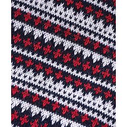 Babyhug Knit Full Sleeves Baby Sweater Set Intarsia Design - Multicolor