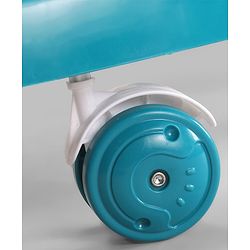 Babyhug Puppy 2 in 1 Walker Cum Rocker with 3 Adjustable Height & Musical Play Tray With Light - Blue