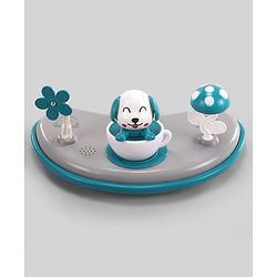 Babyhug Puppy 2 in 1 Walker Cum Rocker with 3 Adjustable Height & Musical Play Tray With Light - Blue