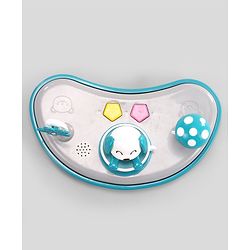 Babyhug Puppy 2 in 1 Walker Cum Rocker with 3 Adjustable Height & Musical Play Tray With Light - Blue
