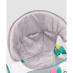 Babyhug Puppy 2 in 1 Walker Cum Rocker with 3 Adjustable Height & Musical Play Tray With Light - Blue