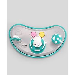 Babyhug Puppy 2 in 1 Walker Cum Rocker with 3 Adjustable Height & Musical Play Tray With Light - Blue