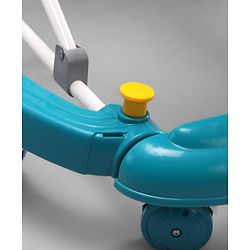 Babyhug Bunny 2 In 1 Walker Cum Rocker With 3 Adjustable Height & Musical Play Tray With Lights-Blue