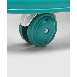 Babyhug Bunny 2 In 1 Walker Cum Rocker With 3 Adjustable Height & Musical Play Tray With Lights-Green| Cushion Seat| Smooth Swivel Wheels| Foldable
