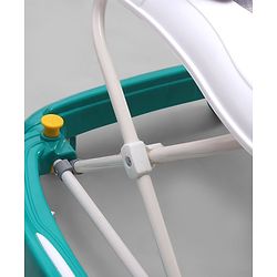 Babyhug Panda 2 In 1 Walker Cum Rocker With 3 Adjustable Height & Musical Play Tray With Lights-Grey| Smooth Swivel Wheels| BIS Certified| Comfortable Seat| Removable Toys