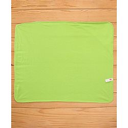 Babyhug Cotton Terry Knit Shark Print Towel with Hood L 76.2 x B 76.2 cm - Green