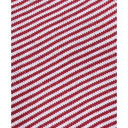 Babyhug Knitted Full Sleeves Baby Sweater Set with Stripes Design - Red