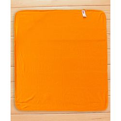 Babyhug Cotton Terry Knit Towel with Hood Frog Applique L 76.2 x B 76.2 cm - Orange
