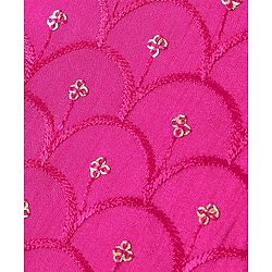 Babyhug Woven Sleeveless Choli & Lehenga Dupatta Gotta Patti & Sequine Detailing - Pink & Purple