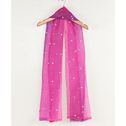 Babyhug Woven Three Fourth Sleeves Choli With Lehenga And Dupatta Brocade Detailing - Purple