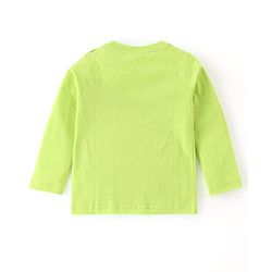 Babyhug 100% Cotton Knit Full Sleeves T-Shirt Pack of 3 with Bear Graphics - Multicolour