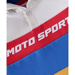 Babyhug 100% Cotton Knit Full Sleeves Hooded Jacket With Text Graphics - Multicolor