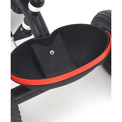 Babyhug Plug & Play Apache Tricycle with Parental Handle and Printed Canopy Military Theme - Green