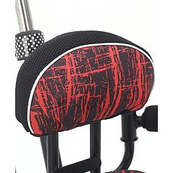 Babyhug Plug & Play Apache Tricycle with Parental Handle and Printed Canopy Military Theme - Green