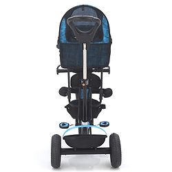 Babyhug Plug & Play Apache Tricycle with Parental Handle and Printed Canopy Military Theme - Green