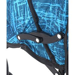Babyhug Plug & Play Apache Tricycle with Parental Handle and Printed Canopy Military Theme - Green