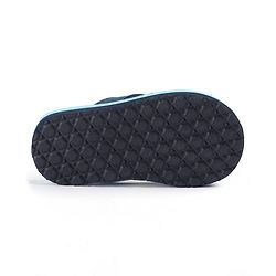 Cute Walk by Babyhug Slip Flop Flops with Back Strap & Football Print - Blue