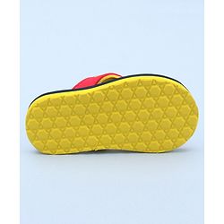 Cute Walk by Babyhug Slip On Flip Flops Boat Print - Red & Blue