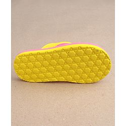 Cute Walk by Babyhug Slip On Flip Flops Stripes & Bee Print-  Pink