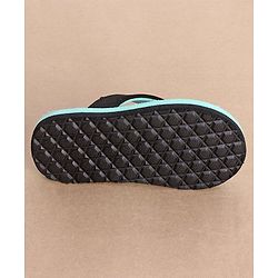Cute Walk by Babyhug Slip On Flip Flops Stripes & Kitty Print-  Blue