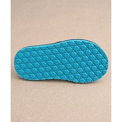 Cute Walk by Babyhug Flip Flops Stripes and Star Fish Print - Blue