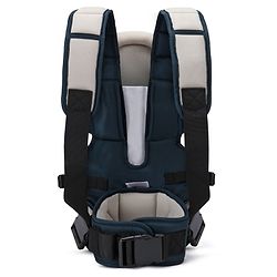 Babyhug  First Blossom 3-in-1 Baby Carrier: Ergonomic with breathable mesh, Padded straps, Cushioned leg openings, and versatile carrying positions for ultimate baby comfort and Parent convenience-Blue