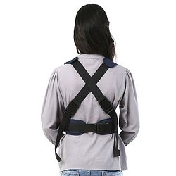 Babyhug  First Blossom 3-in-1 Baby Carrier: Ergonomic with breathable mesh, Padded straps, Cushioned leg openings, and versatile carrying positions for ultimate baby comfort and Parent convenience-Blue