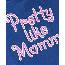 Babyhug 100% Cotton Knit Full Sleeves Top With Text Graphics - Navy Blue