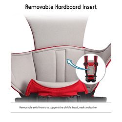 Babyhug Joy Bundle 4-in-1 Premium Baby Carrier : Lightweight, Breathable, Ergonomic design, 4 carrying positions, Head and neck support, Storage pocket, and Adjustable straps for babies up to 12 kg-Red