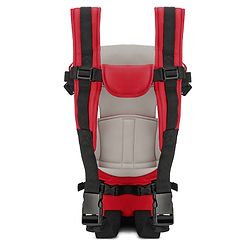 Babyhug Joy Bundle 4-in-1 Premium Baby Carrier : Lightweight, Breathable, Ergonomic design, 4 carrying positions, Head and neck support, Storage pocket, and Adjustable straps for babies up to 12 kg-Red