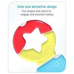 Babyhug Balloon Shaped Water Filled Teether - Multicolour| BPA Free Teething Toy| Soothing Gums| 100% Food Grade | Easy to Clean| Easy to Grasp| PVC Free