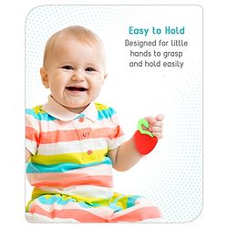 Babyhug Balloon Shaped Water Filled Teether - Multicolour| BPA Free Teething Toy| Soothing Gums| 100% Food Grade | Easy to Clean| Easy to Grasp| PVC Free