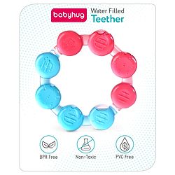 Babyhug Balloon Shaped Water Filled Teether - Multicolour| BPA Free Teething Toy| Soothing Gums| 100% Food Grade | Easy to Clean| Easy to Grasp| PVC Free