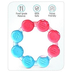 Babyhug Balloon Shaped Water Filled Teether - Multicolour| BPA Free Teething Toy| Soothing Gums| 100% Food Grade | Easy to Clean| Easy to Grasp| PVC Free