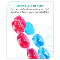 Babyhug Balloon Shaped Water Filled Teether - Multicolour| BPA Free Teething Toy| Soothing Gums| 100% Food Grade | Easy to Clean| Easy to Grasp| PVC Free