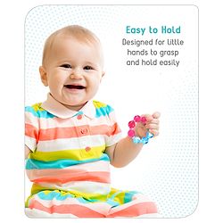 Babyhug Balloon Shaped Water Filled Teether - Multicolour| BPA Free Teething Toy| Soothing Gums| 100% Food Grade | Easy to Clean| Easy to Grasp| PVC Free