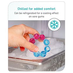 Babyhug Balloon Shaped Water Filled Teether - Multicolour| BPA Free Teething Toy| Soothing Gums| 100% Food Grade | Easy to Clean| Easy to Grasp| PVC Free